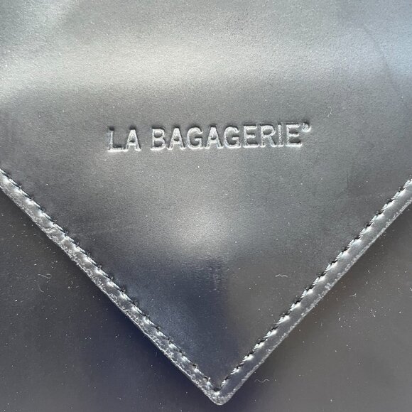 La Bagagerie Jean Marlaix Paris - Leather Envelope Clutch  $60 - Picture 4 of 14